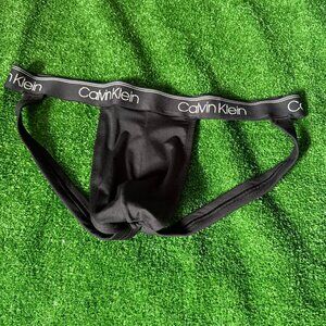 Calvin Klein CK Microfiber Black Jock Straps Jockstraps Underwear Size XL NEW